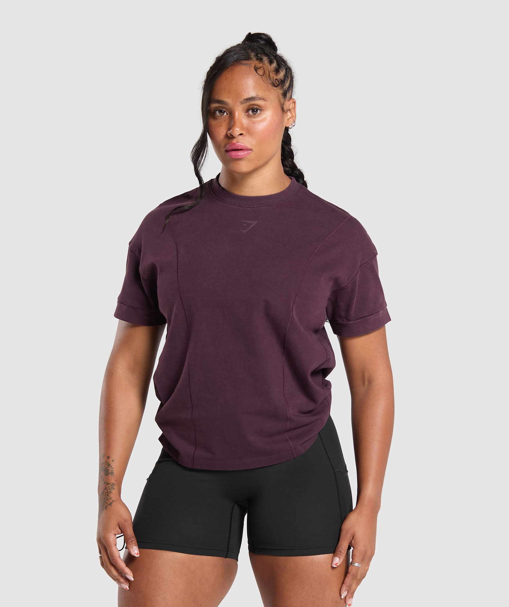 Elevated Power T-Shirt Depth Purple