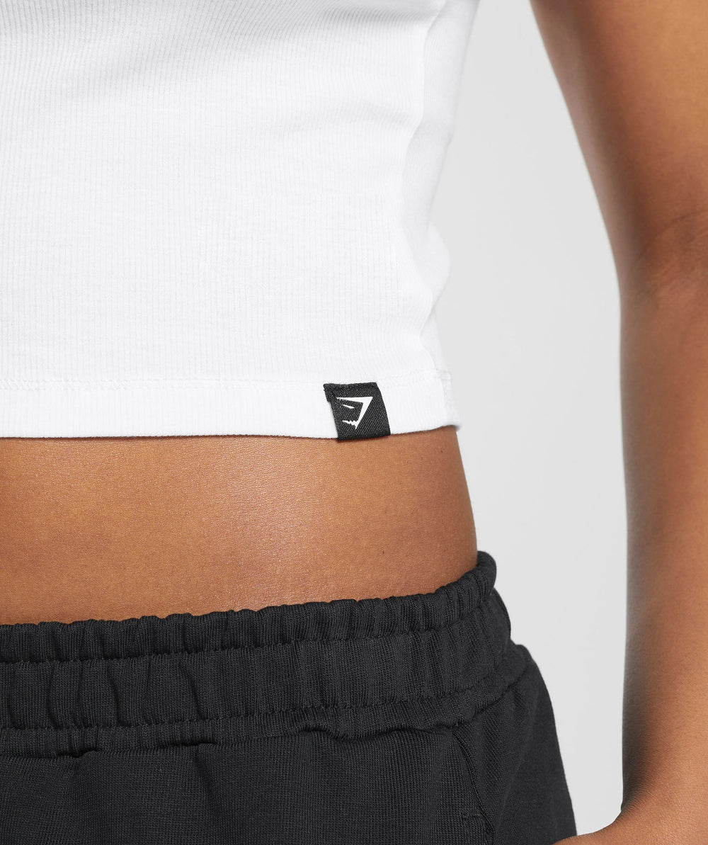 Tattoo Midi Tank White