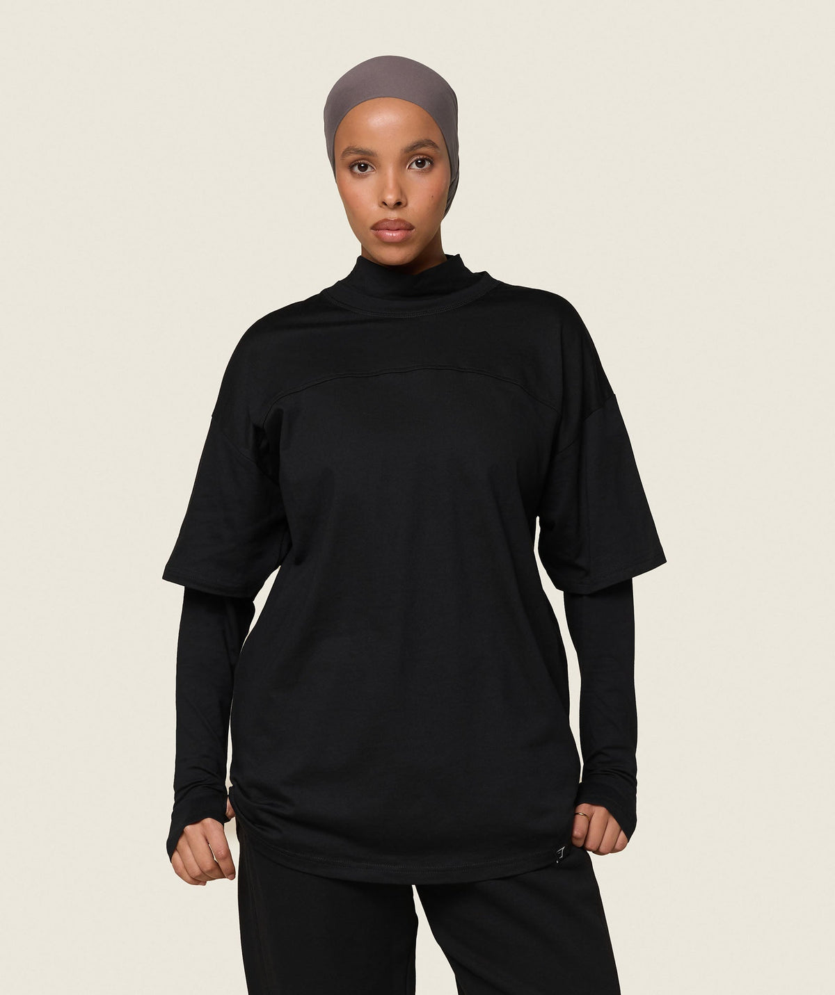 GS x Leana Deeb Oversized T-shirt Black