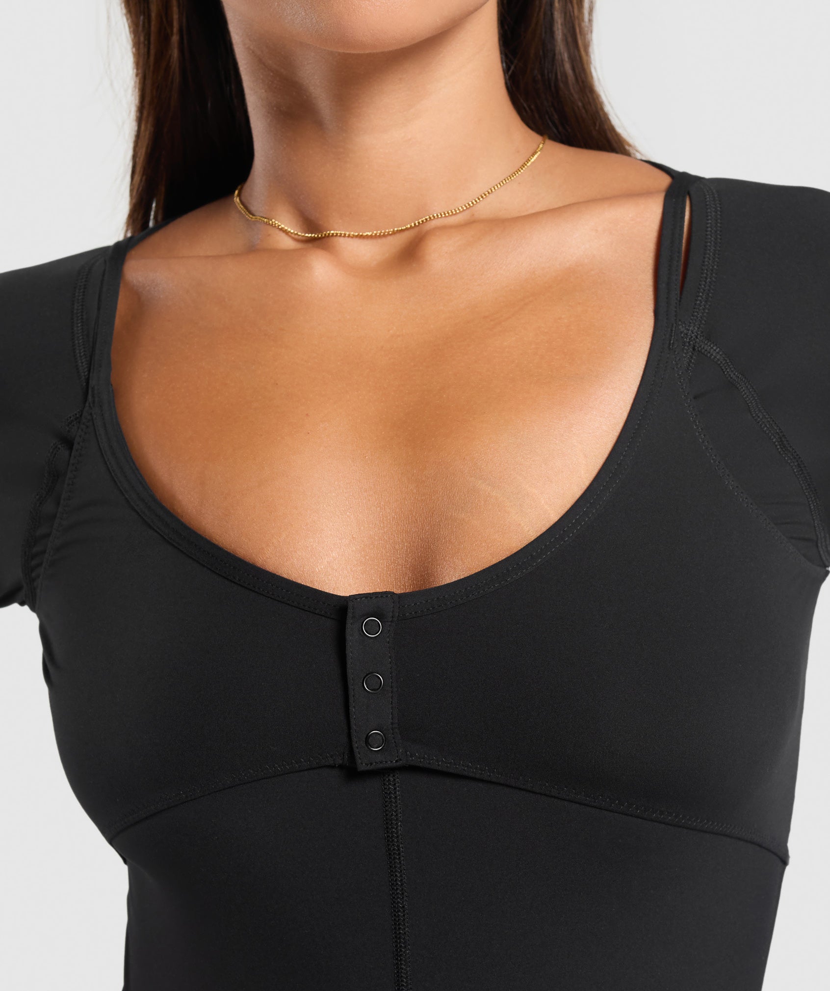 Rest Day Buttery Soft Long Sleeve Top Black