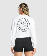 Legacy Oversized Long Sleeve Top White