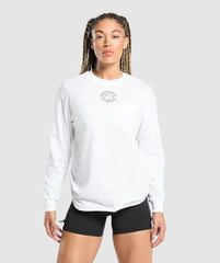 Legacy Oversized Long Sleeve Top White