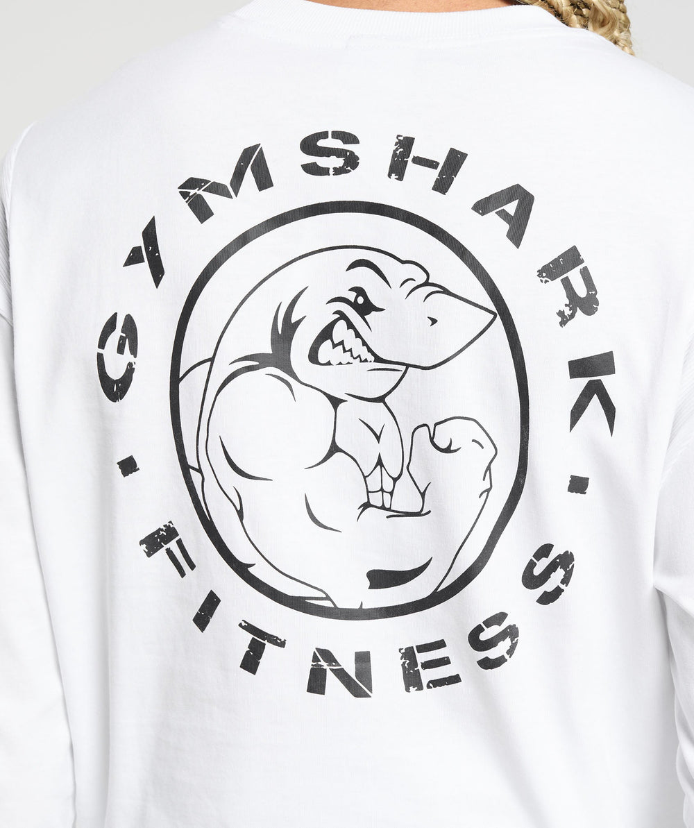 Legacy Oversized Long Sleeve Top White
