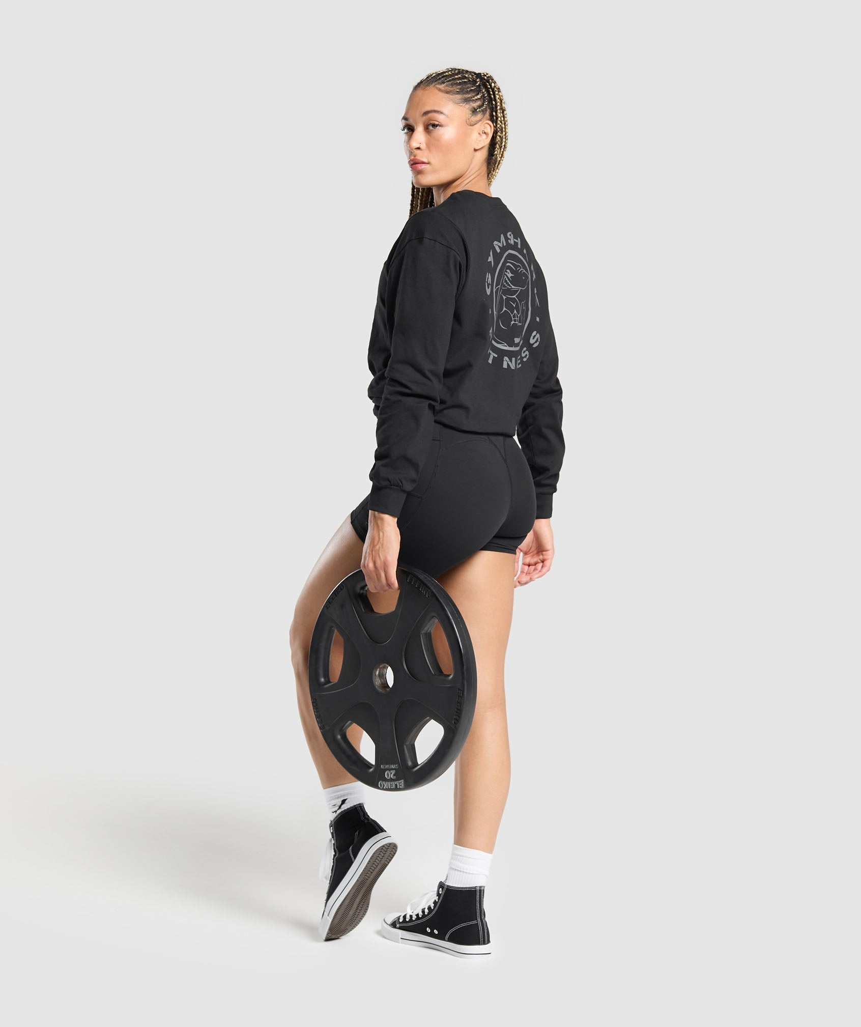 Legacy Oversized Long Sleeve Top Black