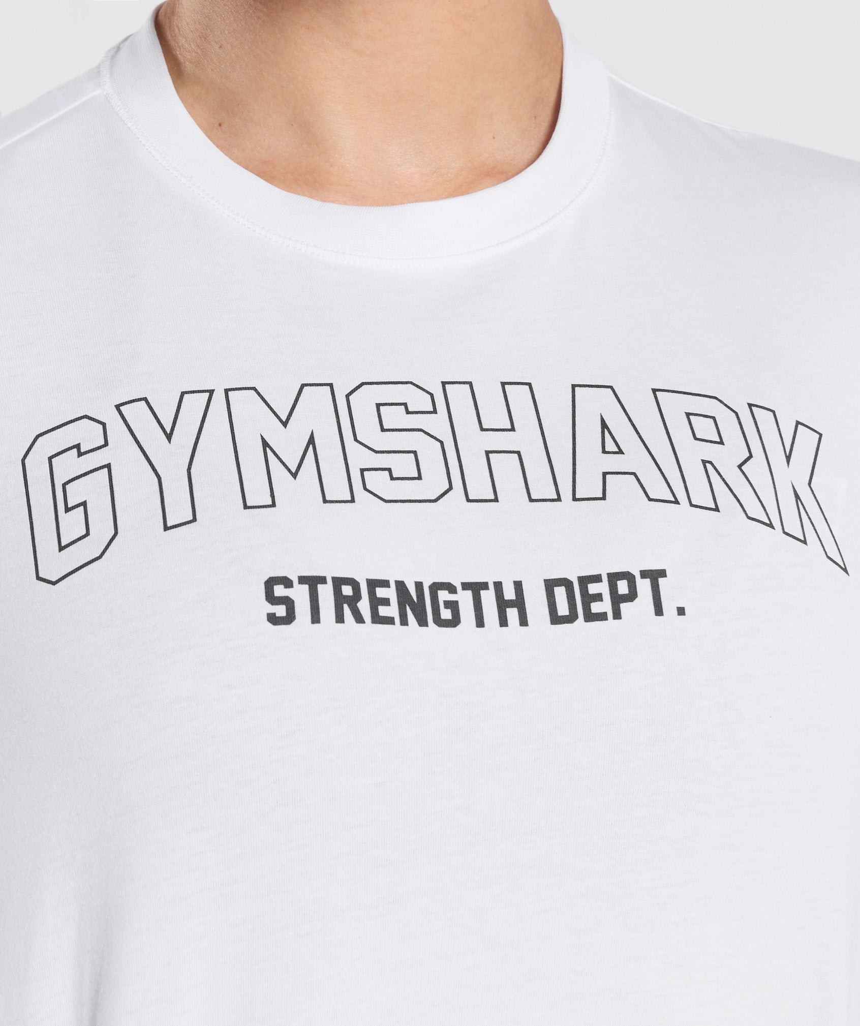 Strength Department Long Sleeve Skater White