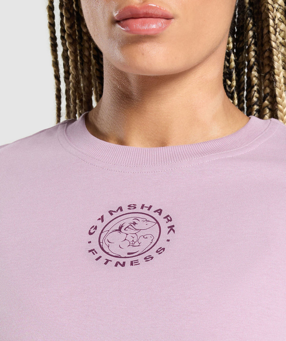 Legacy Oversized Long Sleeve Top Warm Lilac