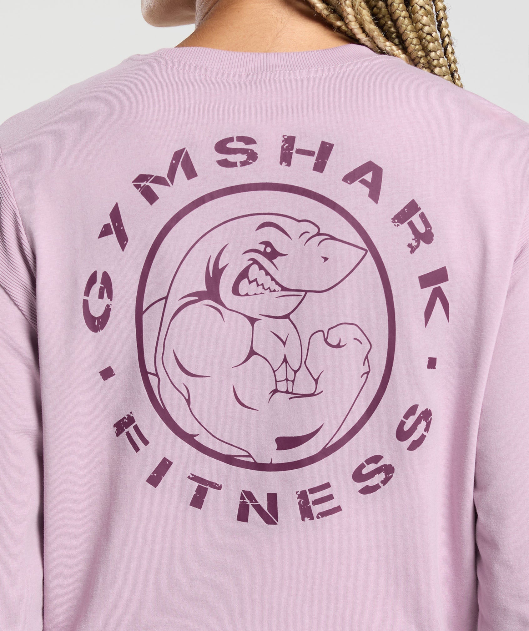 Legacy Oversized Long Sleeve Top Warm Lilac