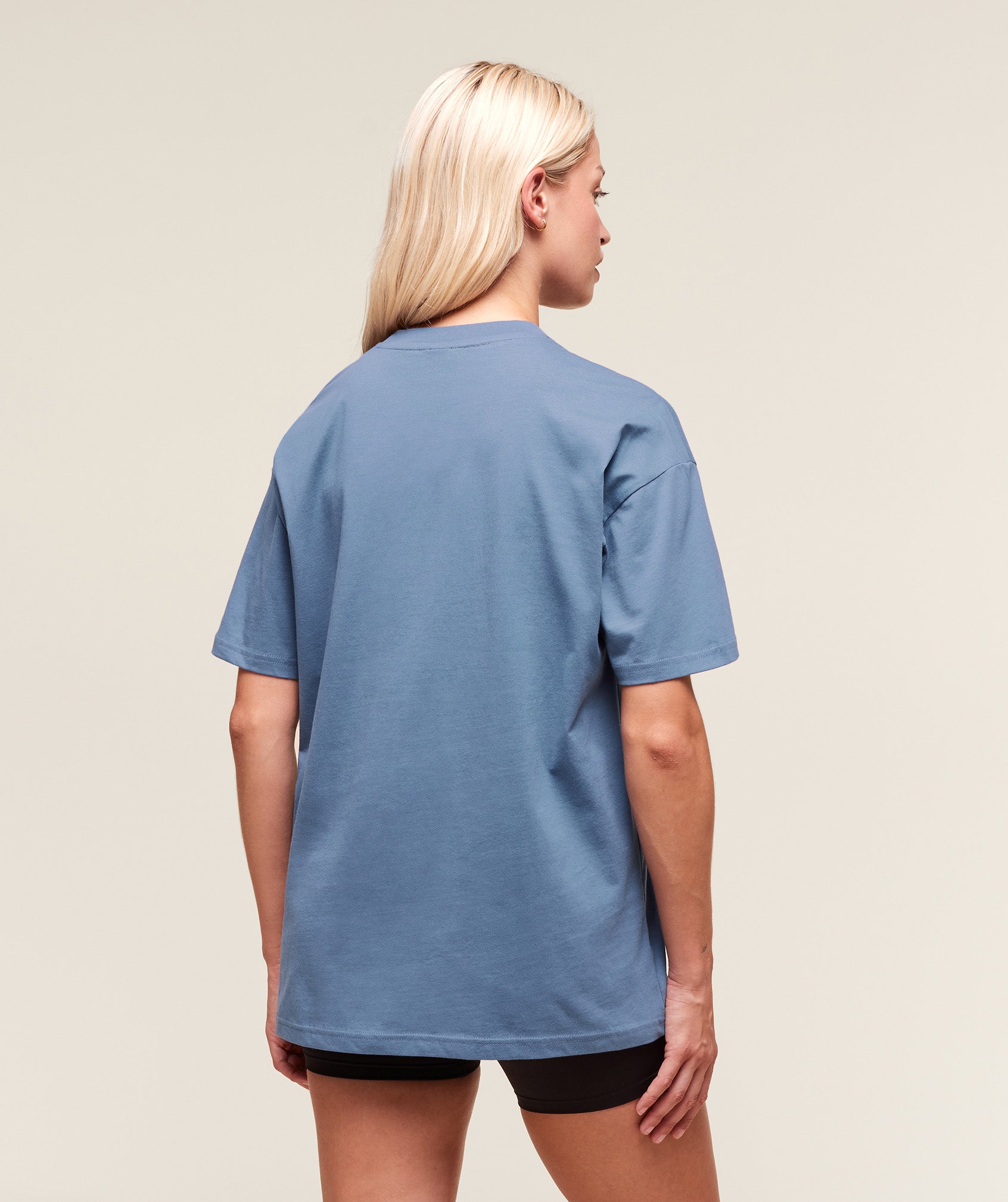 Training Oversized T-Shirt Worn Blue