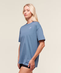 Training Oversized T-Shirt Worn Blue