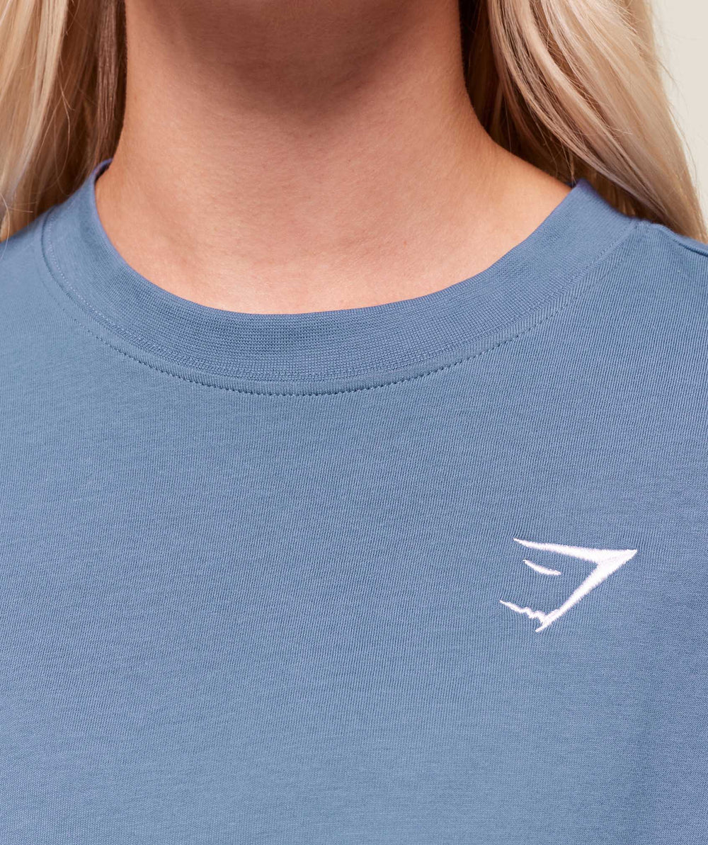 Training Oversized T-Shirt Worn Blue