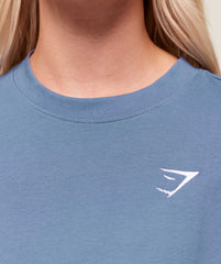 Training Oversized T-Shirt Worn Blue