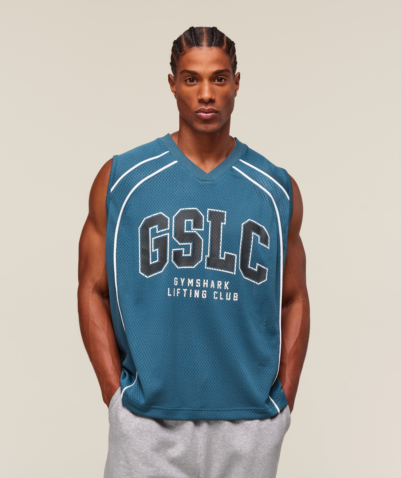 GSLC Sports Jersey Tank Success Blue