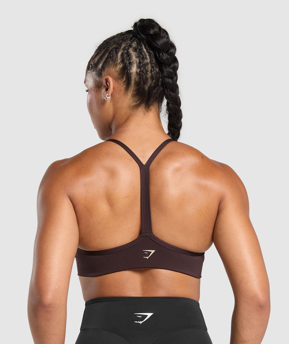 Lifting Club Retro Bra Heritage Brown