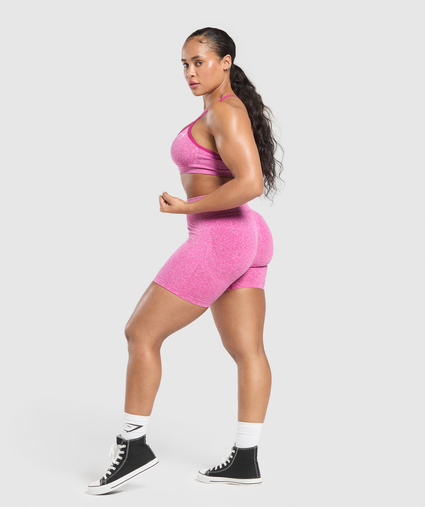 Lift Seamless Sports Bra Winning Pink/White Marl
