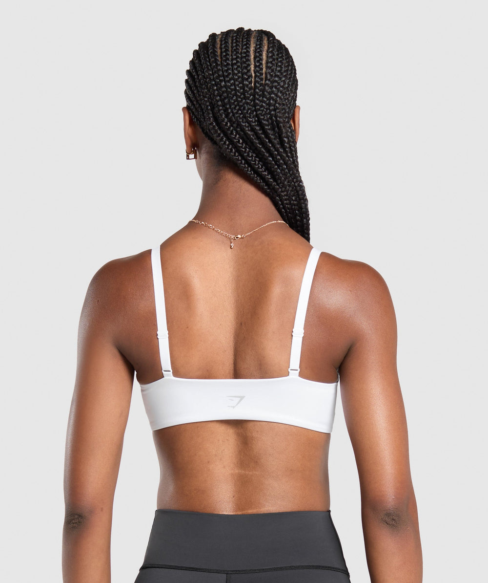 Twist Front Bralette White