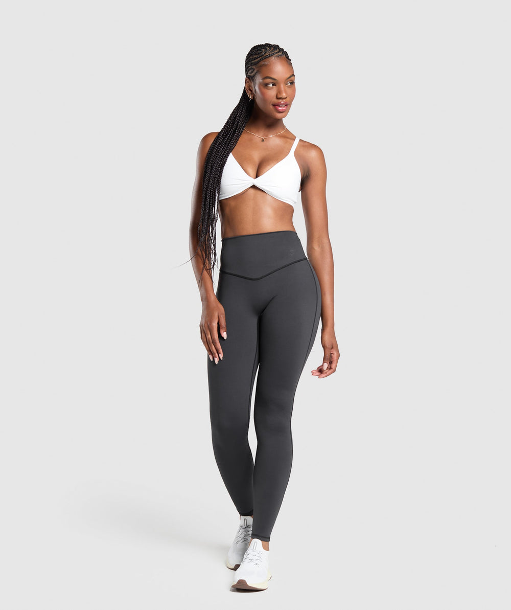 Twist Front Bralette White