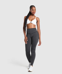 Twist Front Bralette White