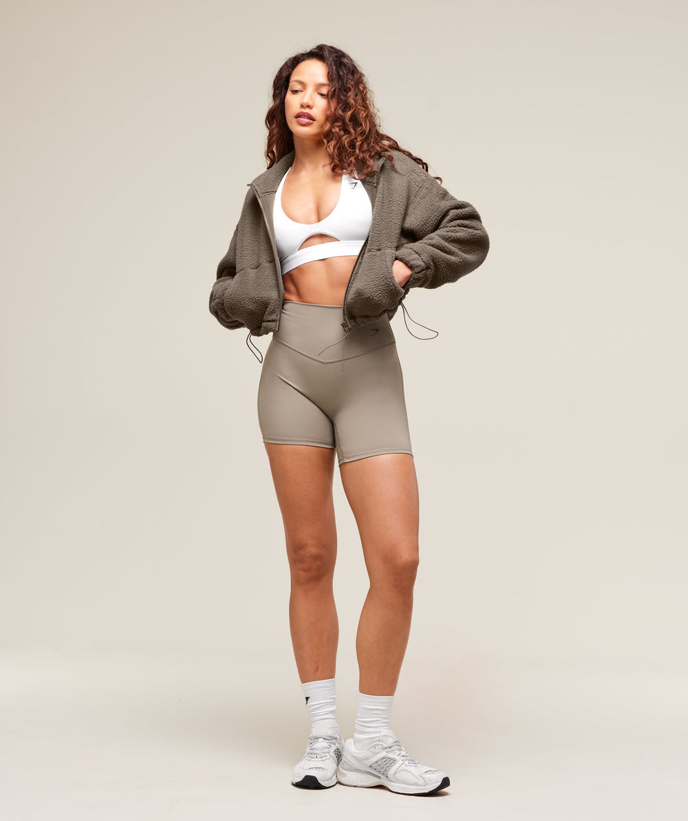 Peek A Boo Sports Bra White
