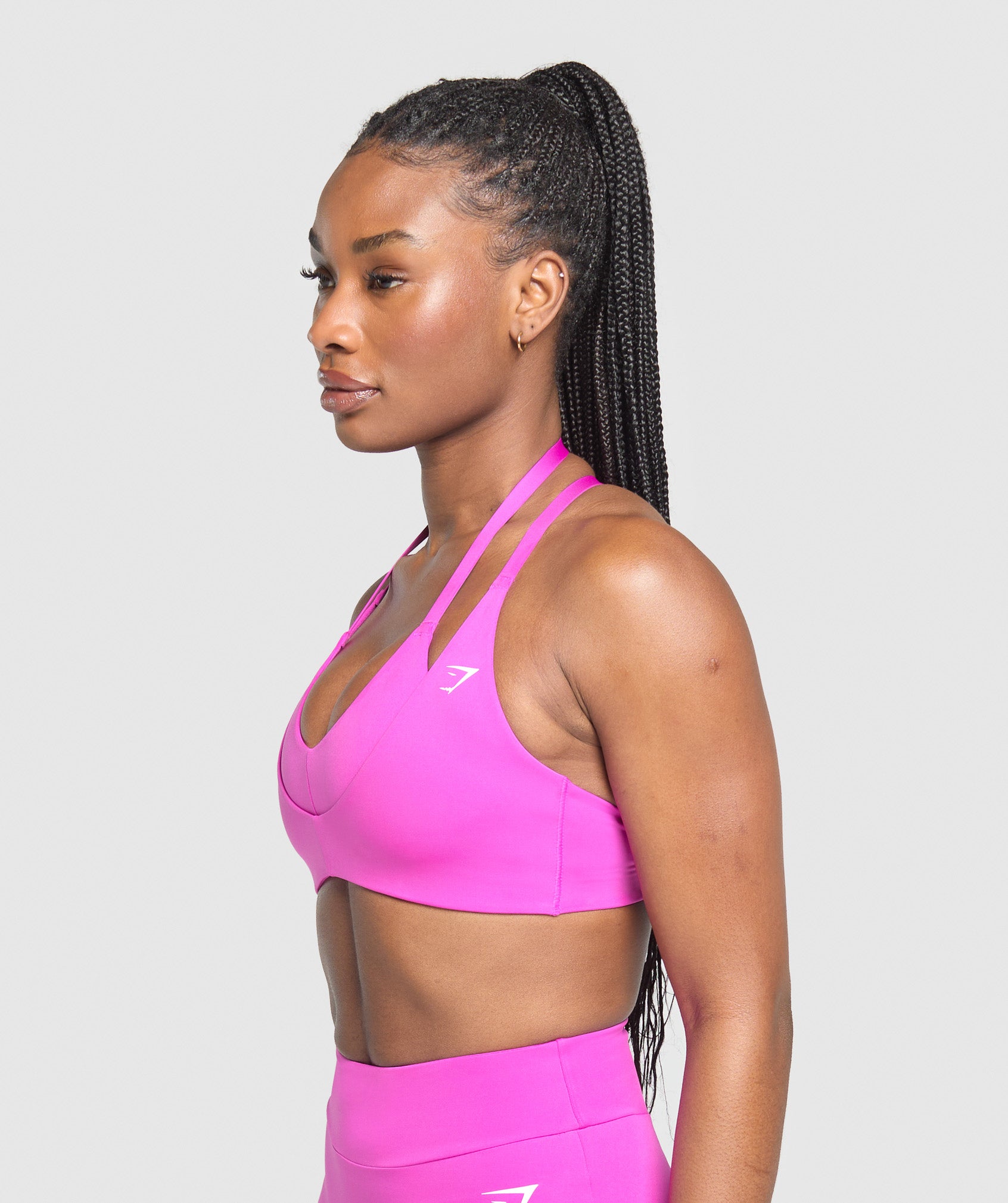Reps T Back Sports Bra Vibrant Pink