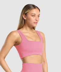 Corset Seamless Sports Bra Sunset Pink