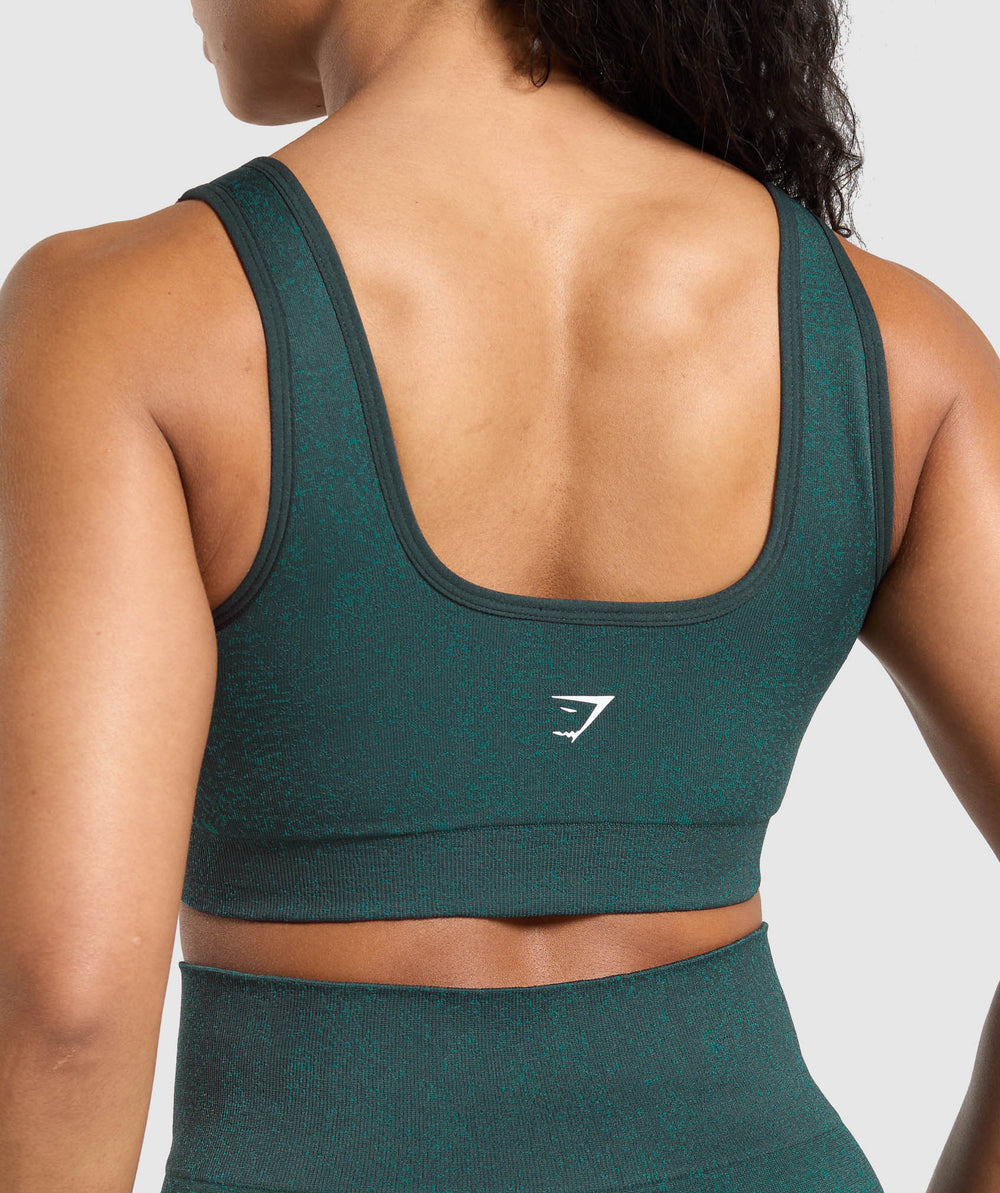 Adapt Fleck Sports Bra Darkest Teal/Functional Teal