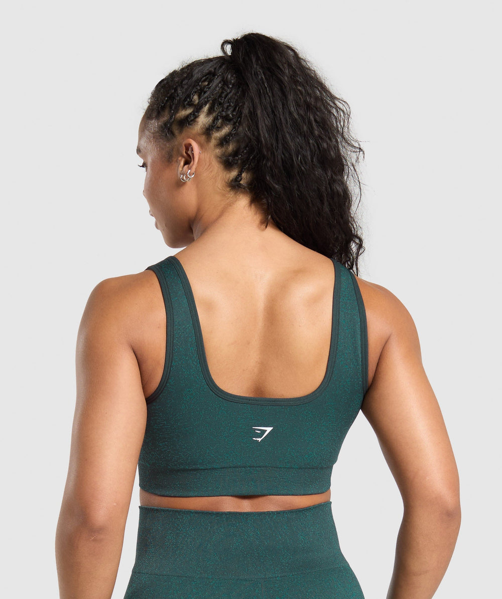 Adapt Fleck Sports Bra Darkest Teal/Functional Teal