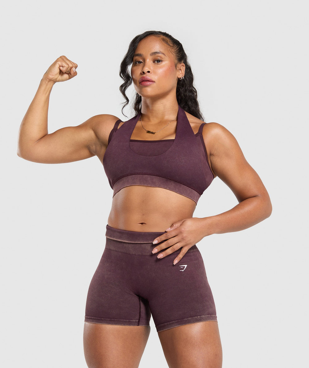 Gains Seamless Bralette Depth Purple