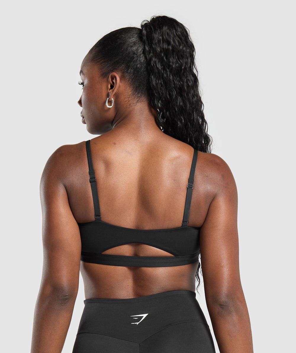 Cut Out Bandeau Black