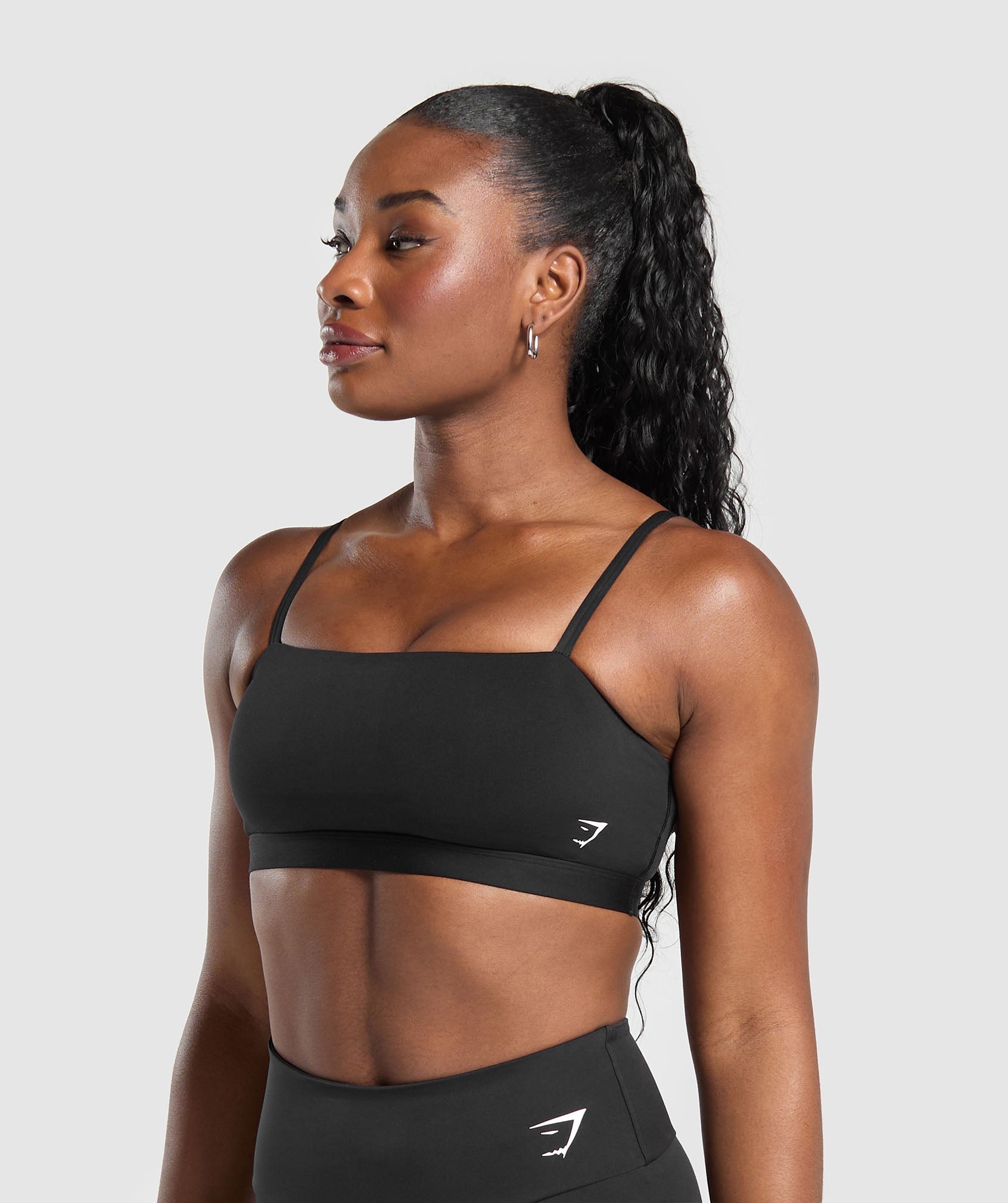 Cut Out Bandeau Black
