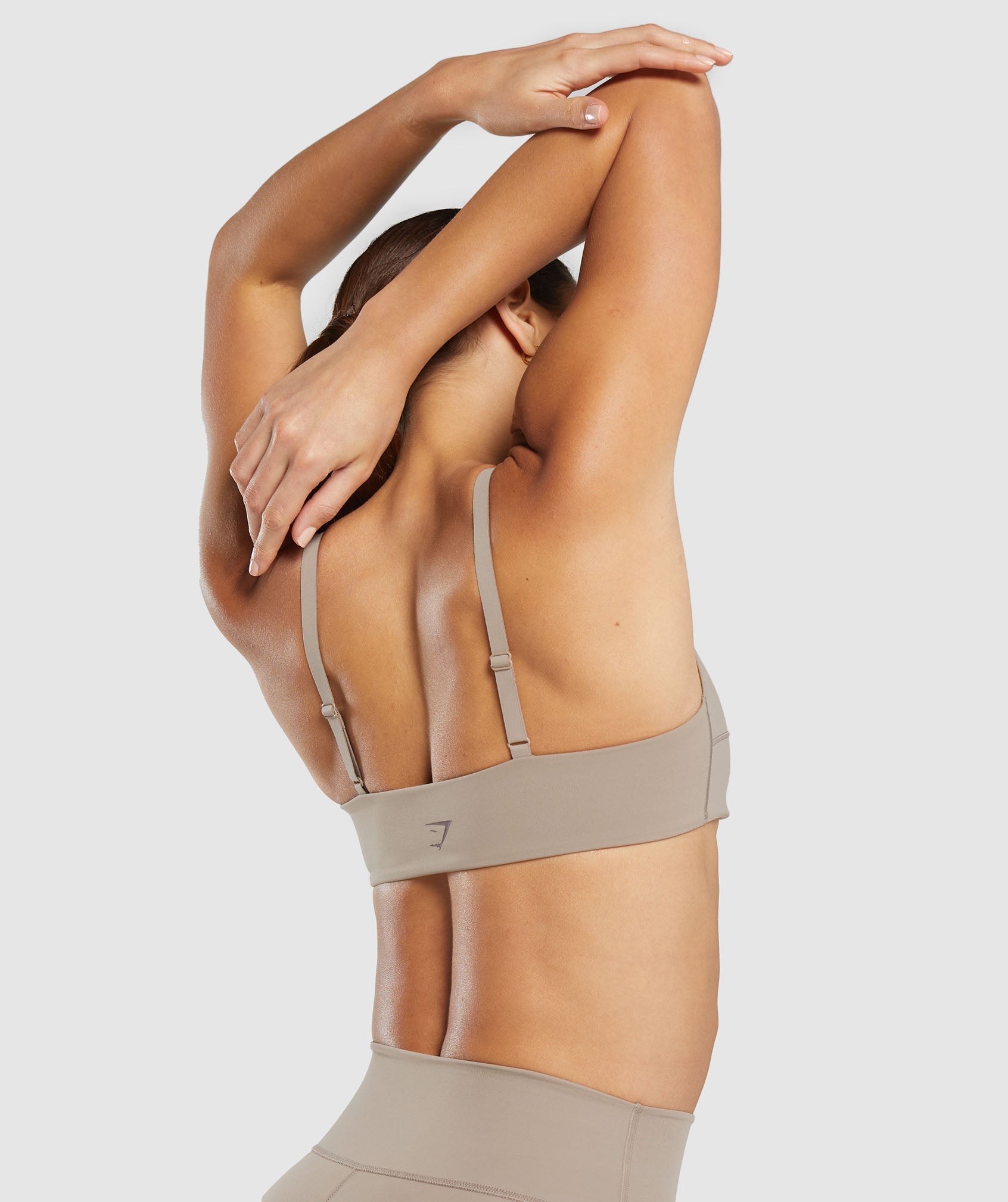Elevate Ruched Sports Bra Lifestyle Brown