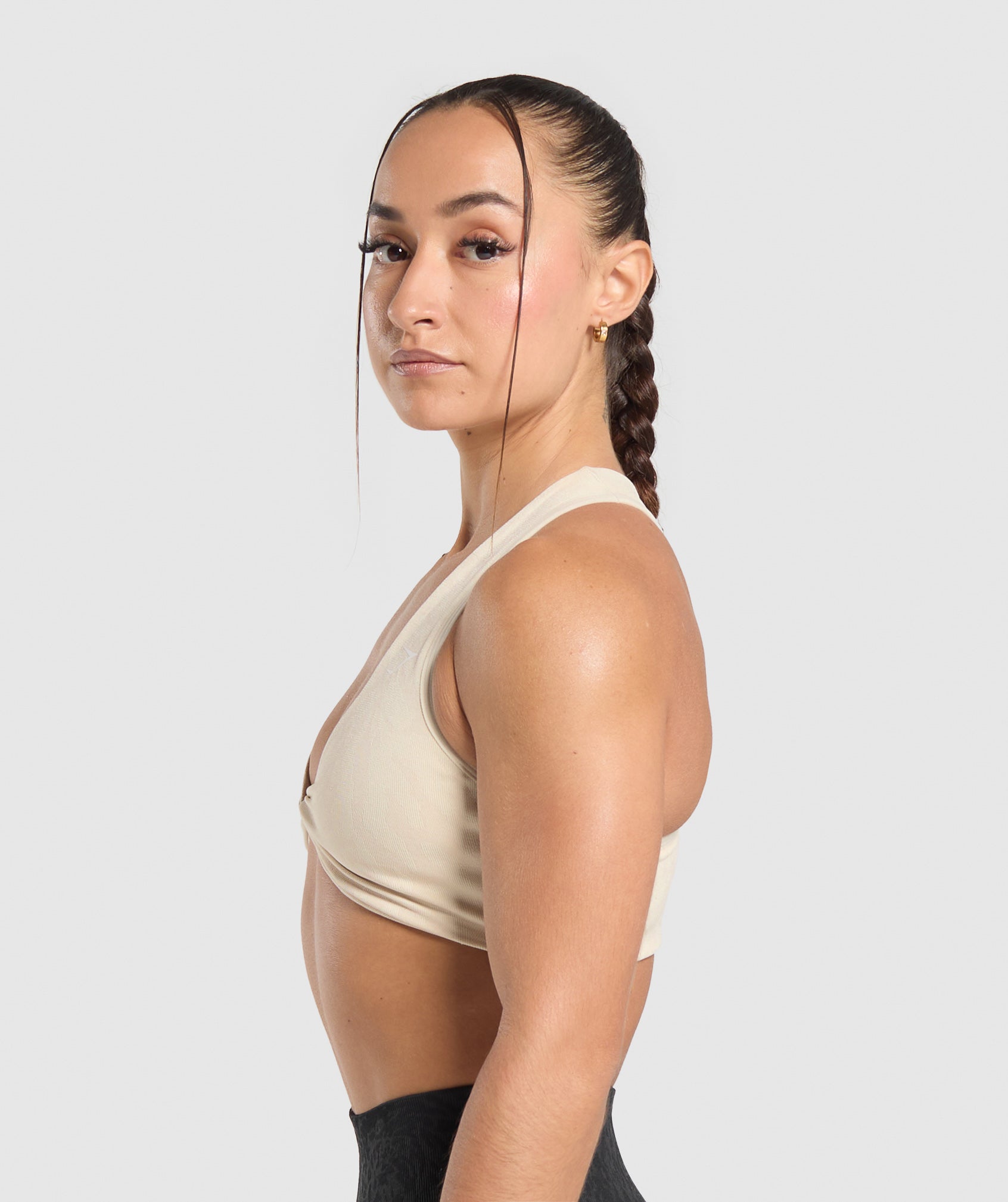Adapt Safari Seamless Bralette Ecru White/Cream Beige