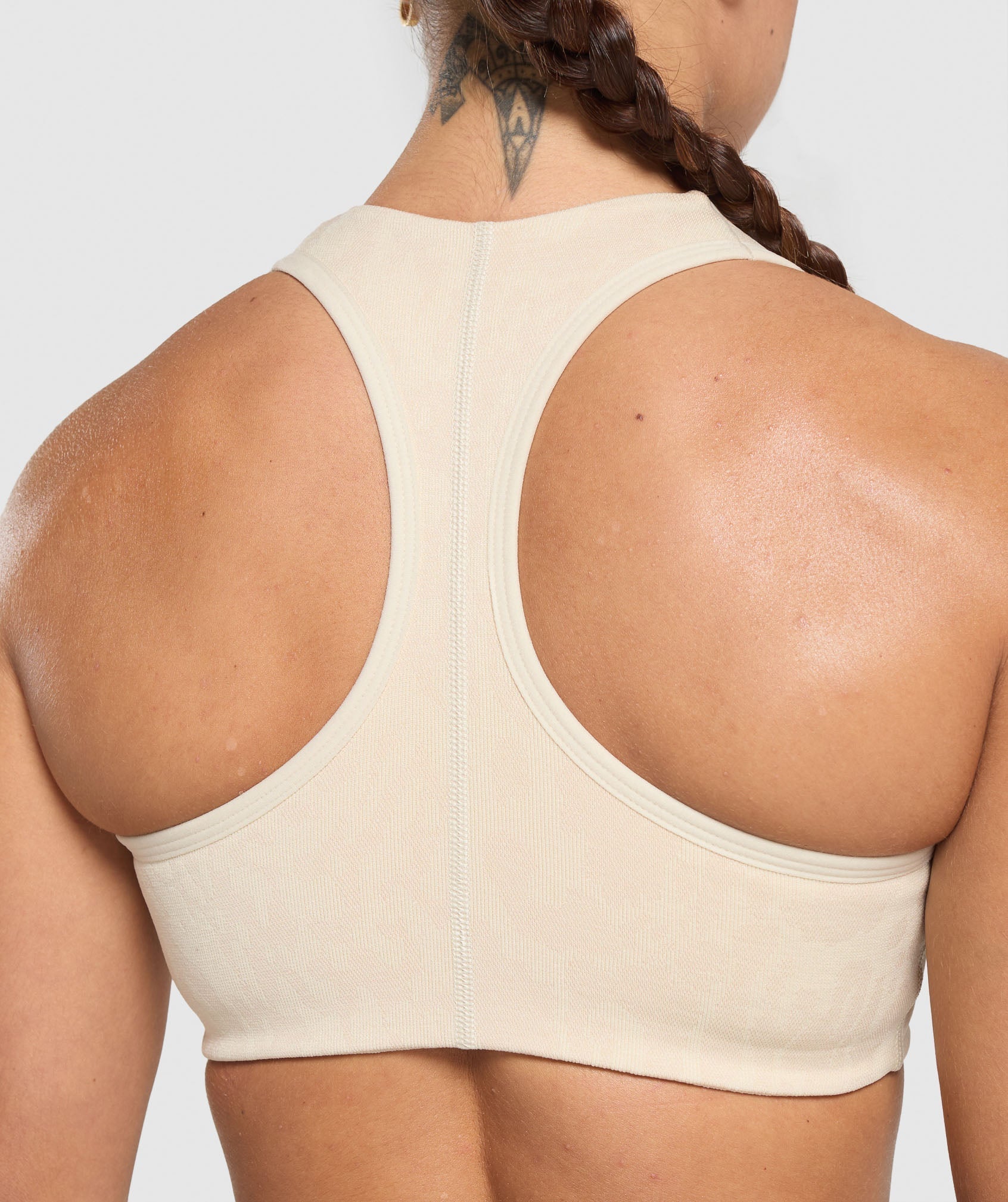 Adapt Safari Seamless Bralette Ecru White/Cream Beige