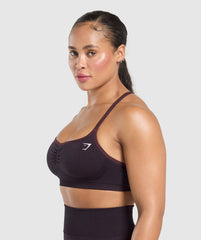 Lift Seamless Sports Bra Depth Purple/Black Marl