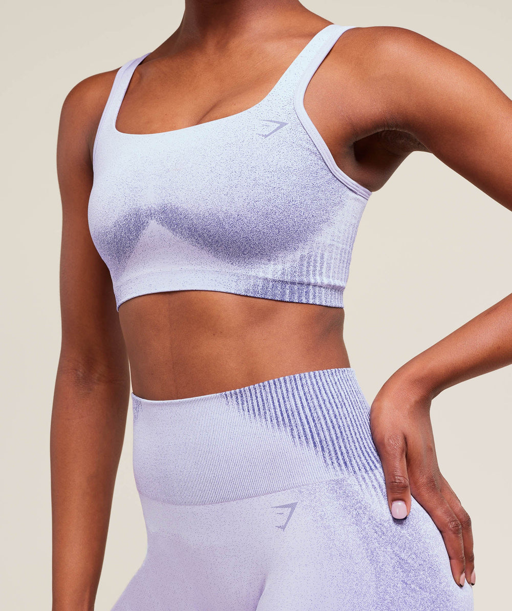 Diffuse Seamless Sports Bra Fresh Lilac/Cobalt Purple