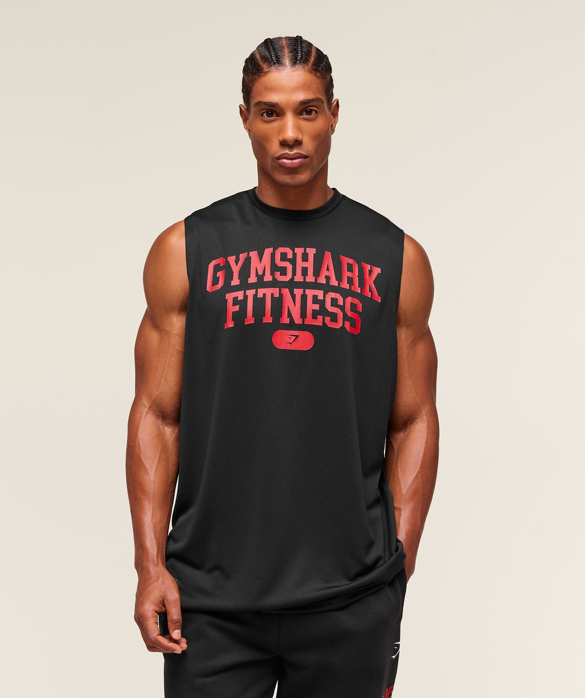 Varsity Tank Black