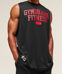 Varsity Tank Black