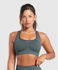 Sport Seamless Sports Bra Victory Green/Discipline Green