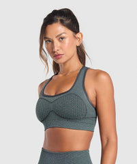 Sport Seamless Sports Bra Victory Green/Discipline Green