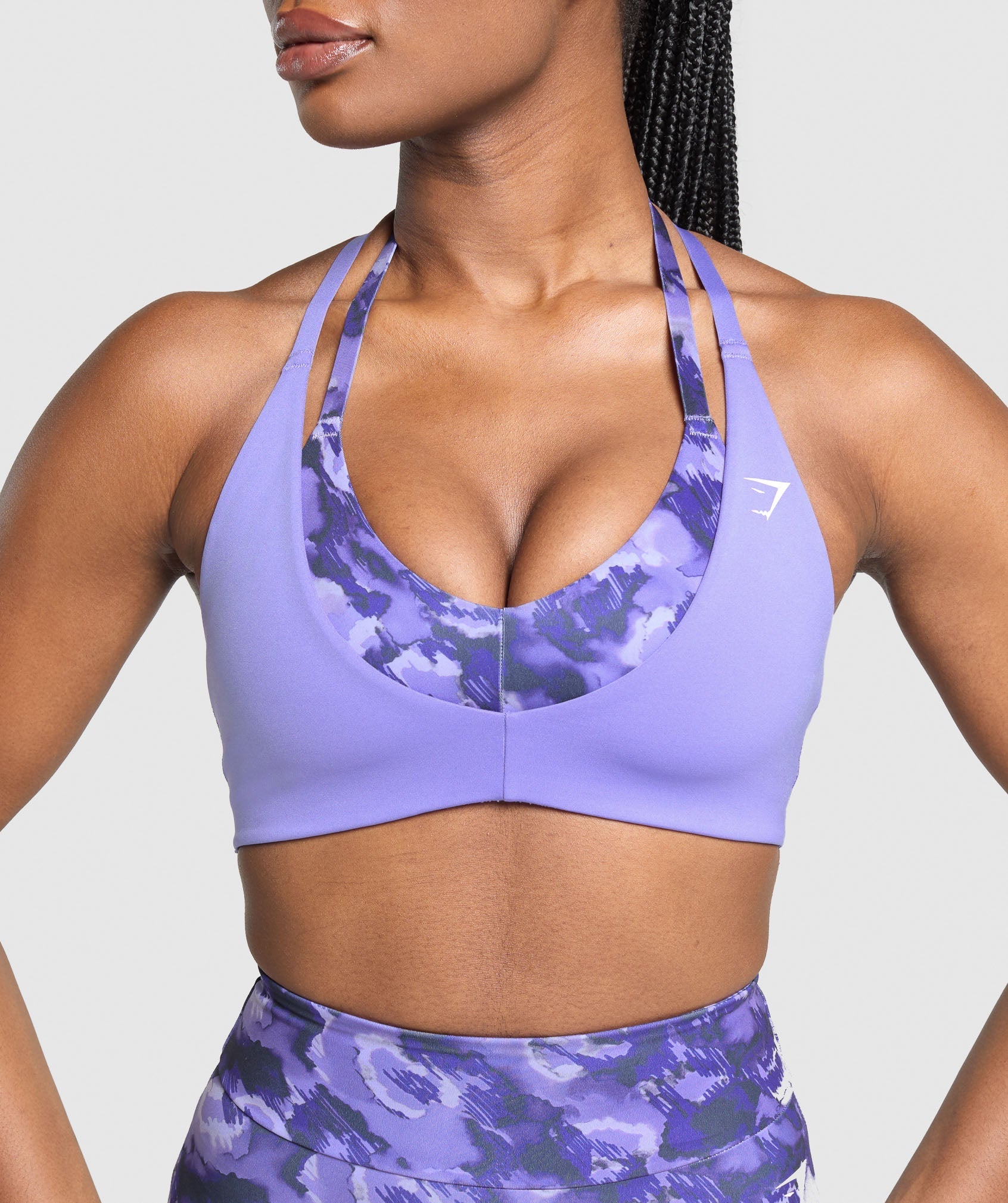 Reps T Back Sports Bra Record Purple/Fresh Lilac
