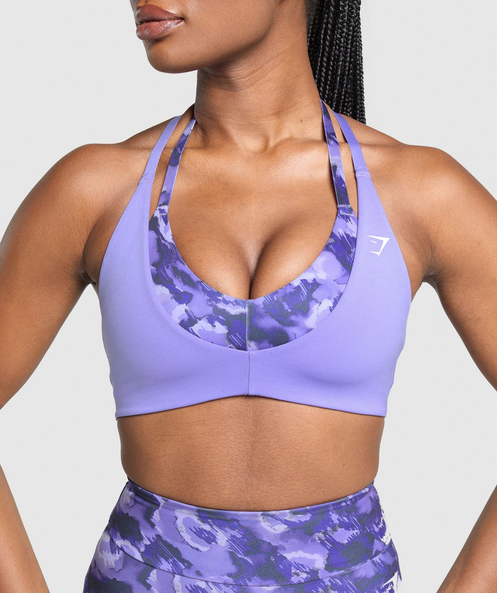 Reps T Back Sports Bra Record Purple/Fresh Lilac