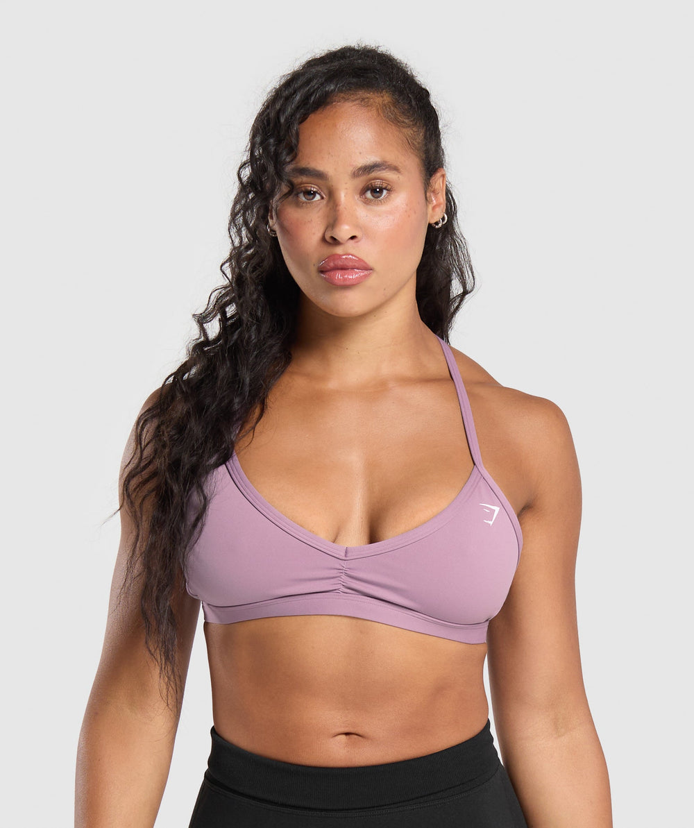 Minimal Sports Bra Soft Purple