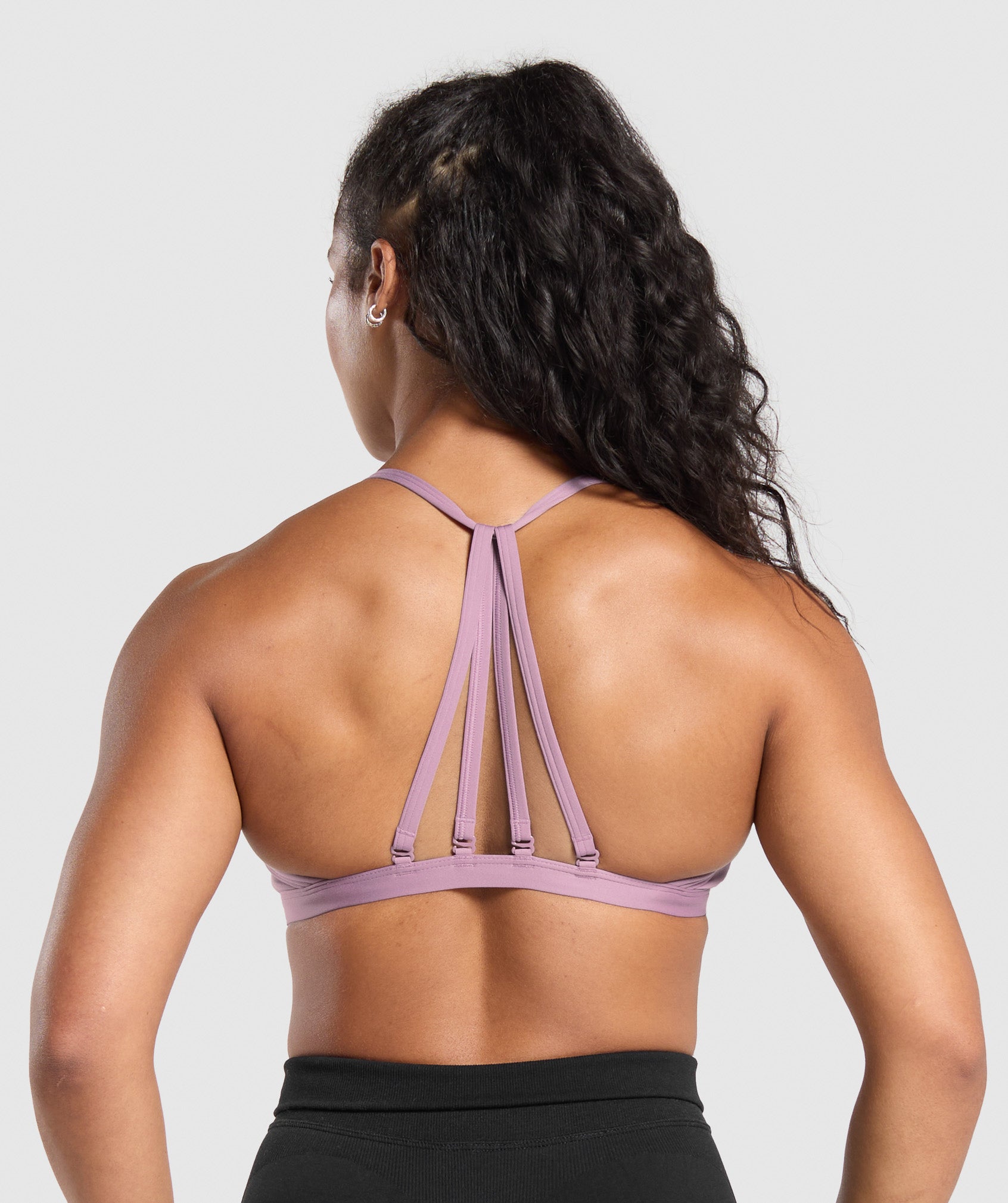 Minimal Sports Bra Soft Purple