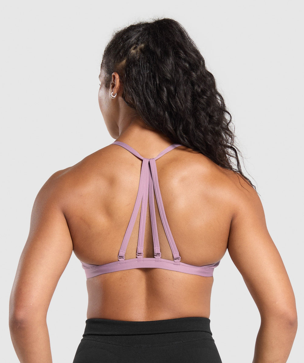 Minimal Sports Bra Soft Purple
