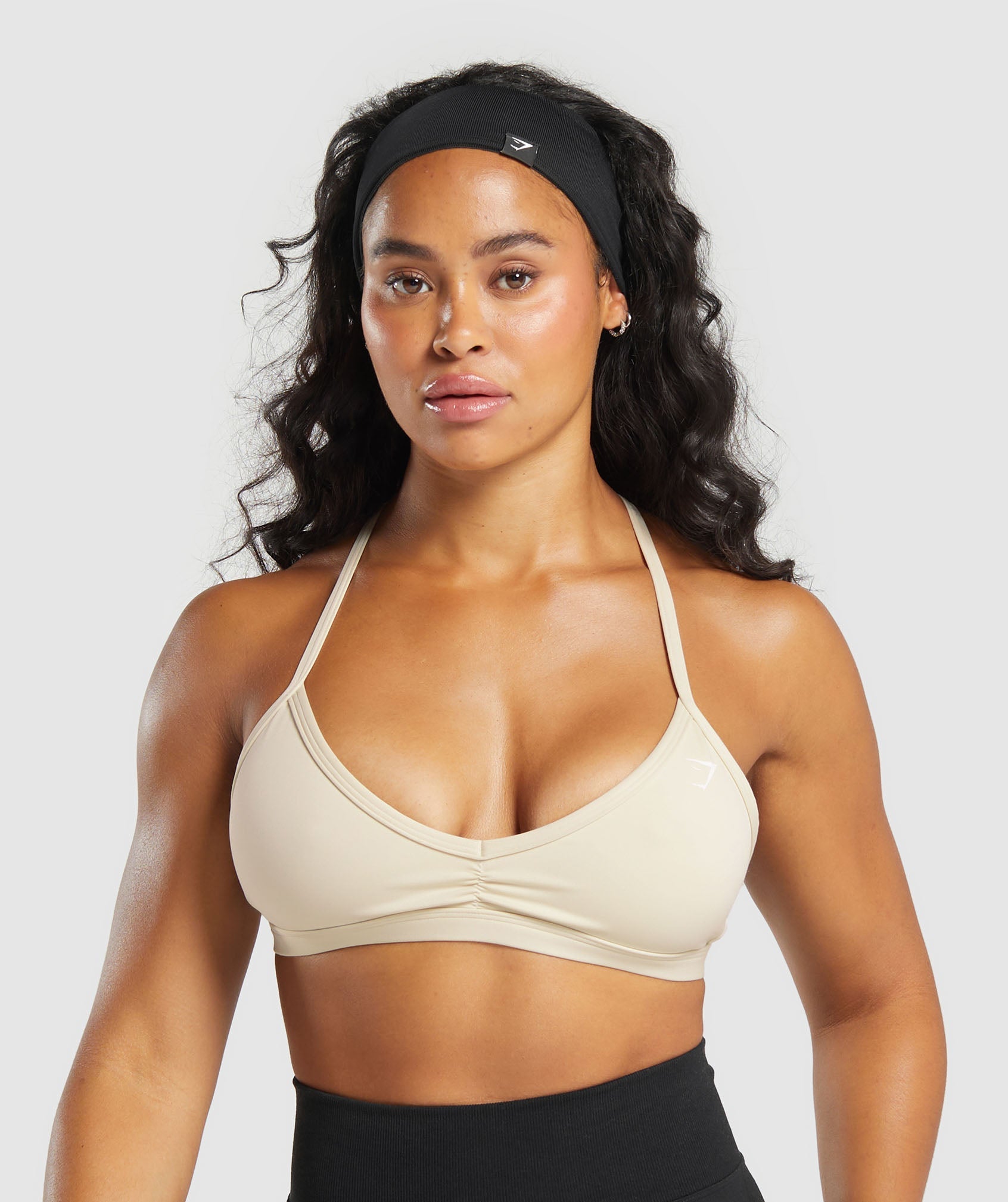 Minimal Sports Bra Ecru White