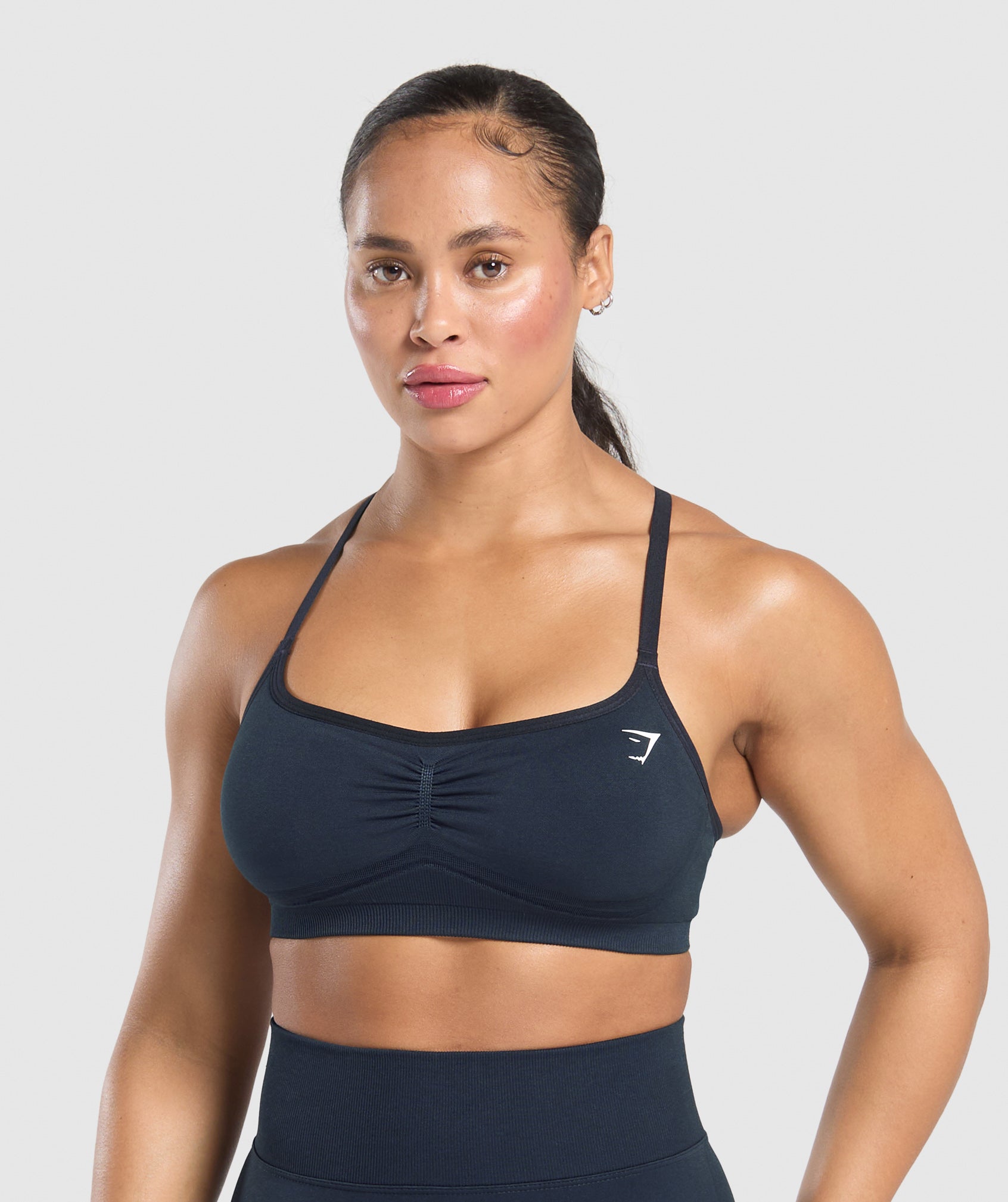 Lift Seamless Sports Bra Midnight Blue/Black Marl