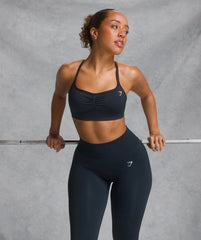Lift Seamless Sports Bra Midnight Blue/Black Marl