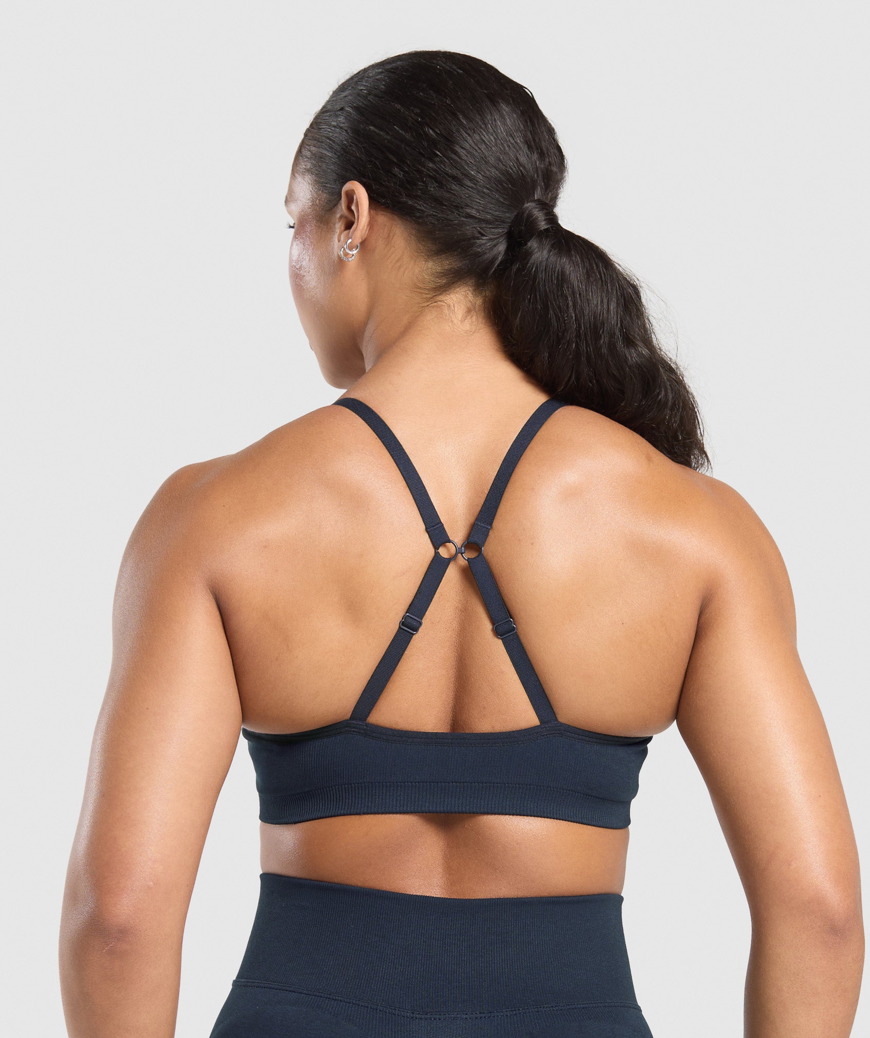 Lift Seamless Sports Bra Midnight Blue/Black Marl
