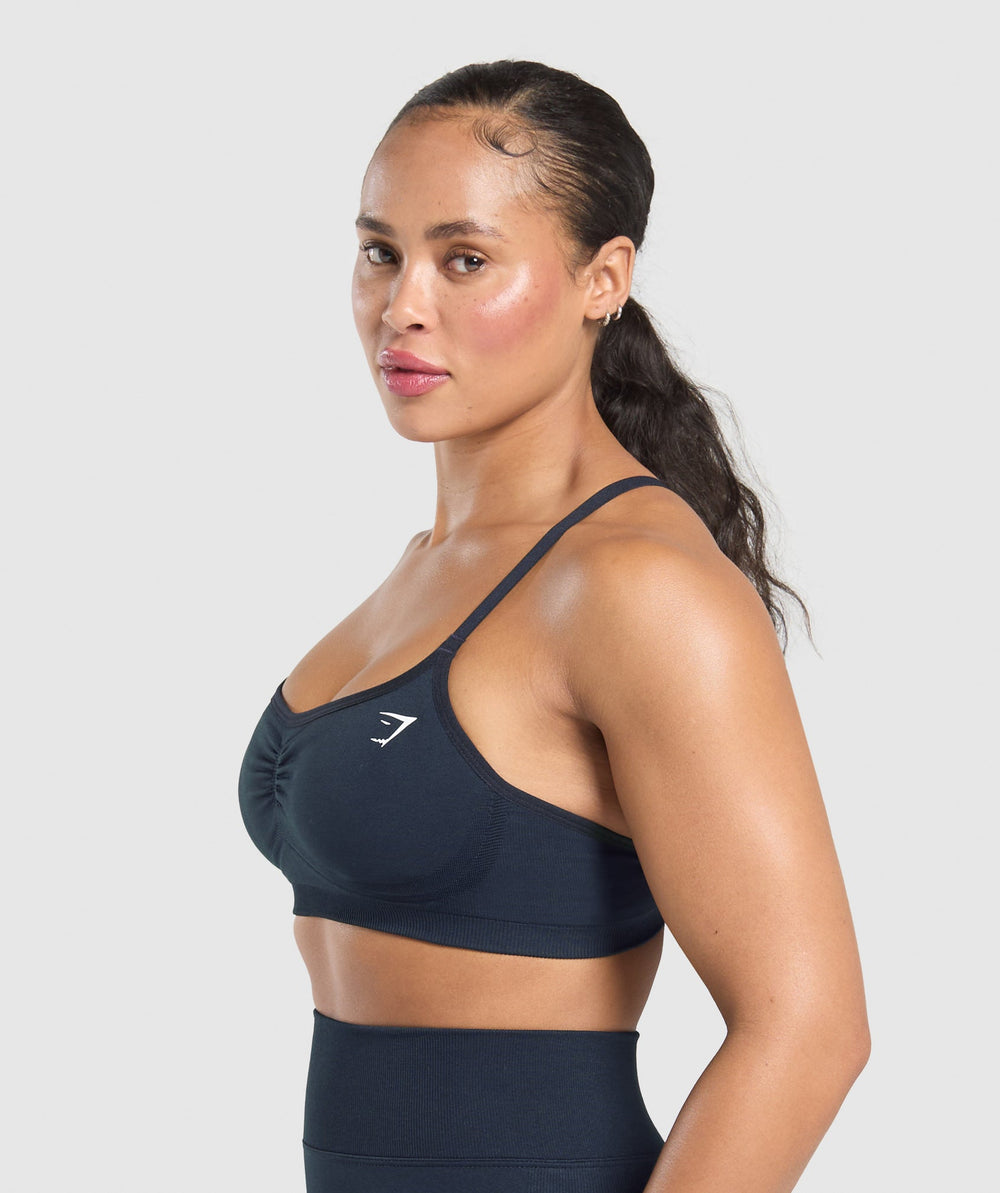 Lift Seamless Sports Bra Midnight Blue/Black Marl