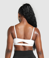 Cut Out Bandeau White