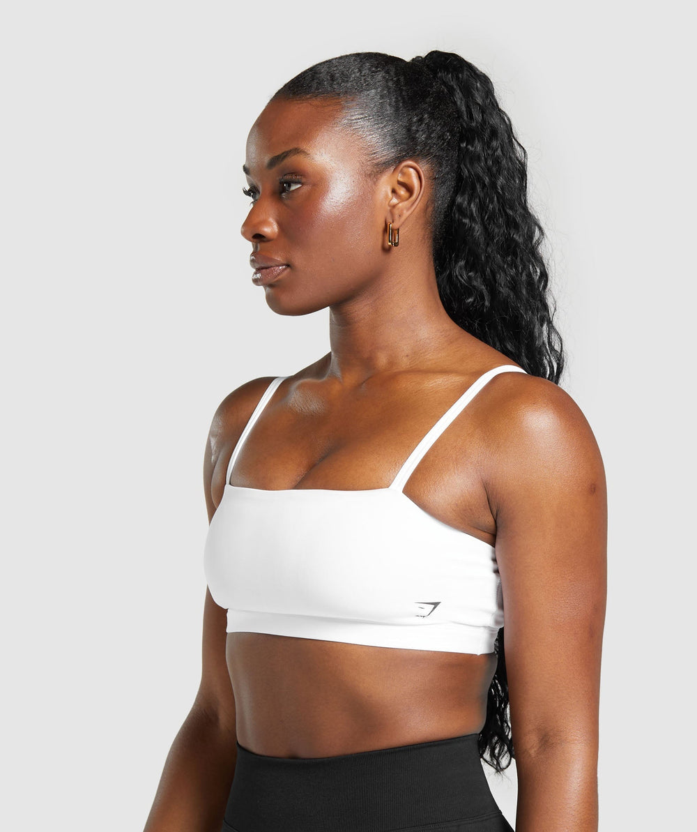 Cut Out Bandeau White
